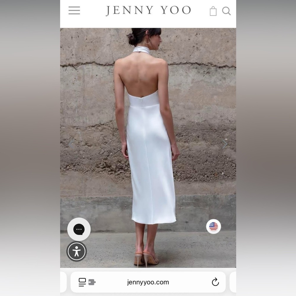 Jenny Yoo Nicolette Halter Dress